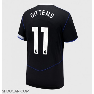 Muški Nogometni Dres Chelsea Jamie Gittens #11 Rezervni 2025-26 Kratak Rukav Muški Nogometni Dres Chelsea Jamie Gittens #11 Rezervni 2025-26 Kratak Rukav